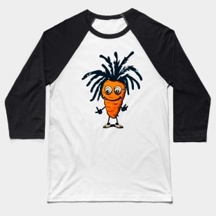 Cool funny Rasta carrot Baseball T-Shirt